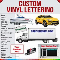 Image result for Custom Vehicle Vinyl Lettering - Custom Design Vehicle Vinyl Letters