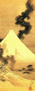 Image result for Paintings of Mount Fuji