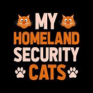 Image result for Security Cat Stickers