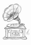 Image result for Record Player Drawing