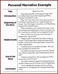 Image result for Examples of Personal Narratives