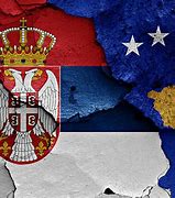 Image result for Kosovo Serbia Flag