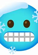 Image result for Cold Face Emoji