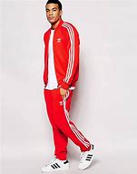 Image result for White Adidas Tracksuit