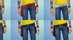 Image result for Sims 4 Male Belt CC