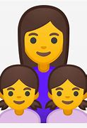 Image result for Family of 3 People Emoji