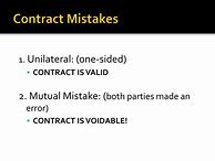 Image result for Mistake Contract Law