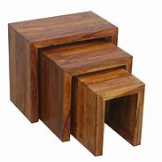 Image result for Wood Nesting Tables
