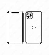 Image result for iPhone 14 Outline Drawing