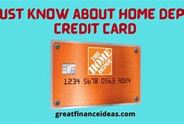 Image result for Home Depot Credit Card