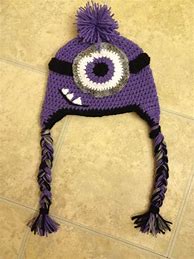 Image result for Purple Minion Crochet Hat Pattern