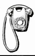 Image result for Rotary Phone Drawing