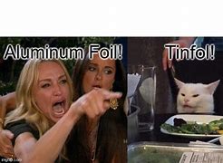 Image result for Tin Foil Woman Meme