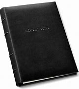 Image result for Black Leather Book with Pen