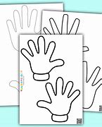 Image result for Handprint Cut Out Template