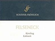Image result for Schafer Frohlich Felseneck Riesling Kabinett
