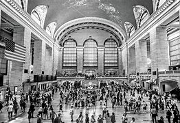 Image result for Grand Central Station Black and White