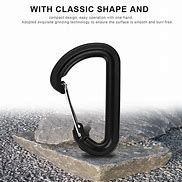 Image result for Plastic Round Carabiner