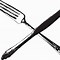 Image result for Chef Knife and Fork Crossed Clip Art