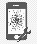 Image result for Cracked Phone Drawing