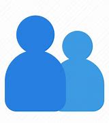 Image result for Facebook Friends Icon Blue Background