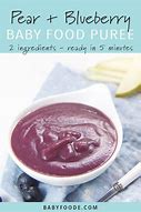 Image result for Blueberry Baby Food