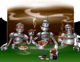 Image result for Robot Playing Poker Chips