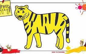 Image result for Draw Tiger for Kids