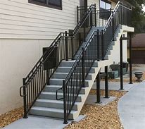 Image result for Concrete Stairs Handrail