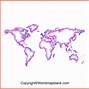 Image result for World Map A5 Printable