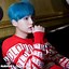 Image result for Suga Blue Hair