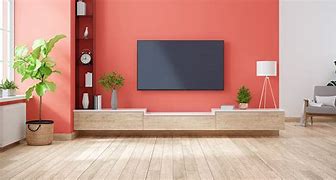 Image result for Bold Colors TV Wall