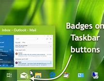 Image result for Badges On Taskbar