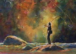 Image result for Fly Fishing Silhouette Clip Art