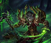 Image result for Green Skull WoW Warlock