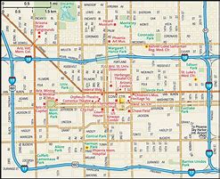 Image result for Downtown Phoenix Map Printable