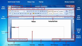 Image result for Word Windows 7 Parts