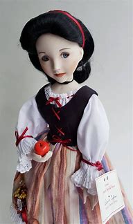 Image result for Snow White Porcelain Doll