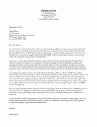 Image result for Harvard Cover Letter