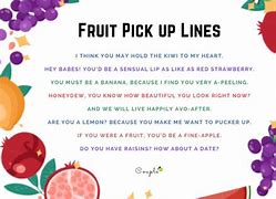 Image result for Apple Fruit Pick Up Lines