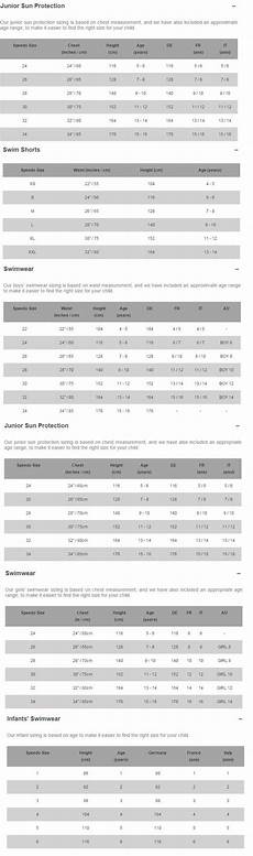 Speedo Size Guide