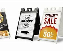 Image result for Portable Metal Signs