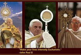 Image result for Pope John Paul II Eucharist