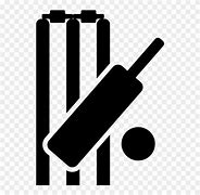 Image result for Sports Clip Art Black and White Cricket