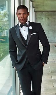 Image result for Black and Sage Tuxedo with Bow Tie