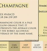 Image result for What Color Is Champagne