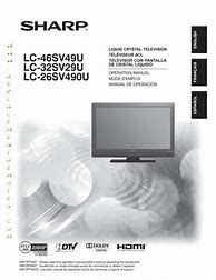 Image result for Sharp LCD TV GJ221 Manual