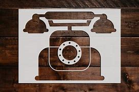 Image result for Telephone Stencil