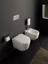 Image result for Wall-Mounted Toilet