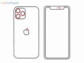 Image result for How to Draw an iPhone 14 Pro Max